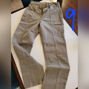 Old Navy faded olive straight leg jeans